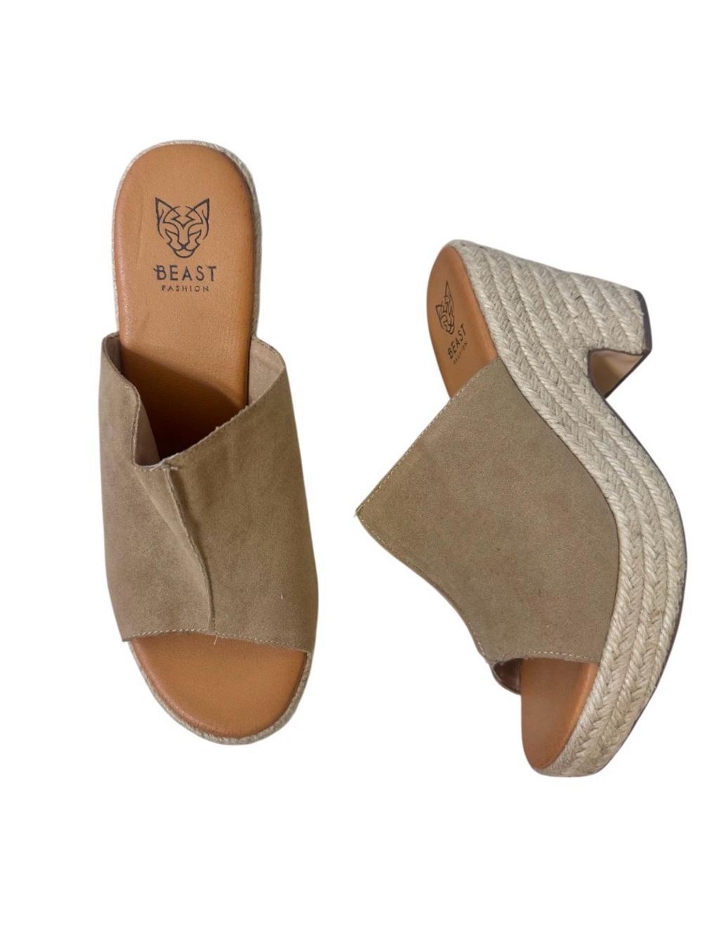 Beast FASHION espadrille clog heels women’s shoes size 10